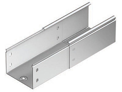 Расширение телескопическое для лотка 100х100 длина 600мм, цинк-ламельное | 35341600ZL | DKC