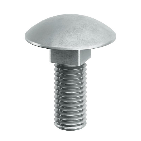 Винт с гладкой головкой и квадратным подголовником М6х16, горяеоцинкованный | CM010616HDZ5 | DKC