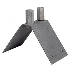 Крепление молниеприёмника D=16 на конёк, угол 60 град. HZ EKF PROxima |  lp-04003 |  EKF