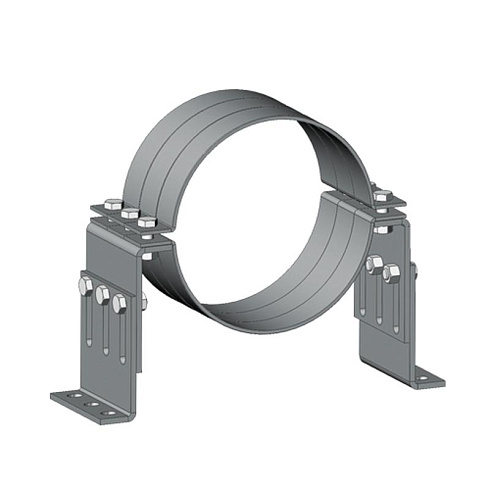 Опора неподвижная Г-образная, толщ. 6,0 мм, гальван. цинк, 868372 | ОПНГ-6,0-ЭЦ |  Ostec