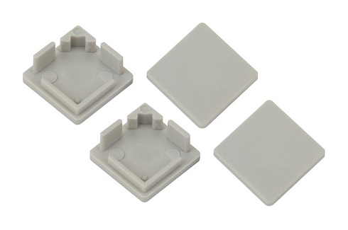 Набор заглушек для профиля CAB280, 1616S-3A 4 глухие квадратные | Б0039453 | ЭРА