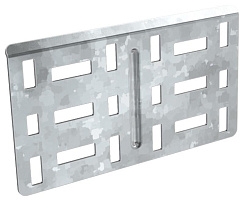 Пластина соединительная 100мм HDZ | CLM51D-PS-100-HDZ | IEK