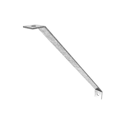 Укосина для консоли СТРАТ 400 мм, толщ. 4,0 мм, гальван. цинк, 876153 | УКК-400-4,0-ЭЦ |  Ostec