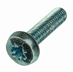 Винт 8х80 с полусферической головкой и крестообразным шлицем DIN 7985 TDZ | wp8x80-TDZ | EKF