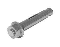 Анкер-болт с гайкой М12 16х110, гальван. цинк (в упаковке 20 шт), 062010 | АБМ-16х110-ЭЦ |  Ostec