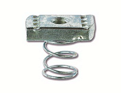 Гайка для подвешивания профиля (с удлиненной пружиной) М10х40, нержавеющая сталь AISI 316L | CM161000INOX316L | DKC