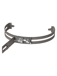 Держатель регулируемый Ø130-240 мм на круглый конек, для прута Ø6-10 мм, стал. крюк, термодиф.  | SQ2402-3170 | TDM