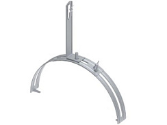 Держатель на круглый конёк, гор. цинк, 394072 | МД-072-ГЦ |  Ostec