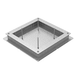 Напольная коробка 450х450х48, Сендзимир цинк, 085850 | НК-450х450х48-СЦ |  Ostec
