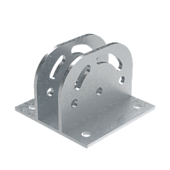 Крепление с площадкой шарнирное для профиля BPM-41, горячеоцинкованное | BSF4104HDZ | DKC