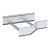 Переходник по ширине правосторонний лестничный усиленный 150х700х400 мм (2 мм) HDZ | wrltp150x700x400-2-HDZ | EKF