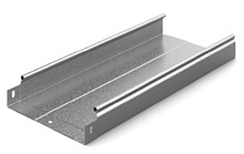 Металлический лоток неперфорированный 200х50х3000, толщ. 1,0 мм, Сендзимир цинк, 013250 | ЛНМЗТ-200х50х3000-1,0-СЦ |  Ostec