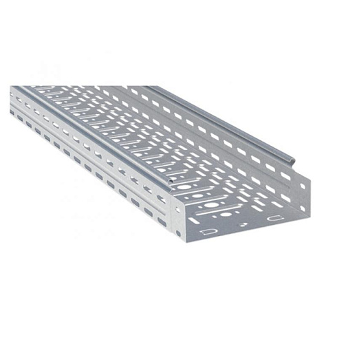 Лоток перфорированный металлический 80х150х3000-0,7мм (24м)  | L8015001 | EKF