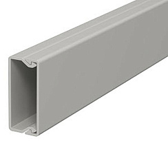 Мини-канал WDK с крышкой 15x40x2000 мм (высота борта 18 мм, крышка 40 мм) ПВХ серый RAL 7030 | 6025137 | OBO Bettermann