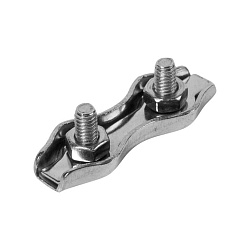 Зажим для троса Duplex 2 мм (2 шт) - ярлык ( 0,02 кг) | 108071 | Tech-KREP