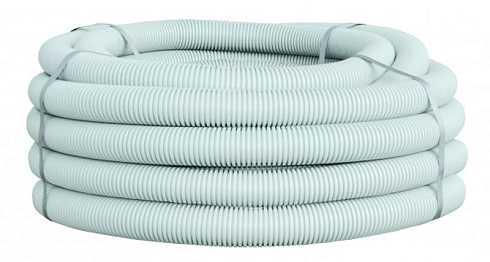 Труба гофр.ПВХ Plast с зондом d63мм (15м) | tg-z-63 | EKF