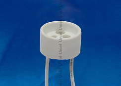 ULH-GU10-Ceramic-15cm Патрон керамический для лампы на цоколе GU10 | 02284 | Uniel