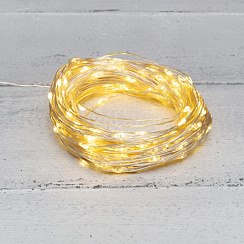 Гирлянда Роса с трансформатором 100 м, 1000 LED, теплое белое свечение | 303-236 | NEON-NIGHT