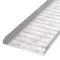 Лоток перфорированный Профи HDZ 600х80x3000 (1,0 мм) (6 м/уп) | PR16.13174 | Промрукав