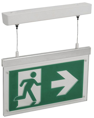 Светильник аварийного освещения светодиодный ССА3002 подвесной 3Вт двусторонний, сменный, БАП на 3 ч | LSSA0-3002-3-20-K03 | IEK