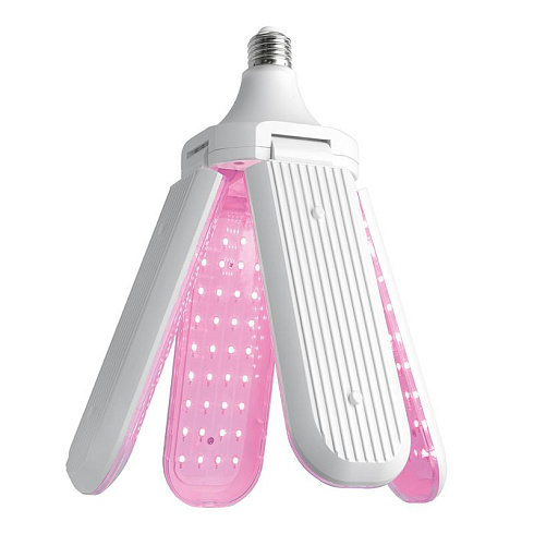 Лампа светодиодная 4-х лепестковая, (40W) 230V E27, красно-синий спектр LB-7000 | 48445 | FERON