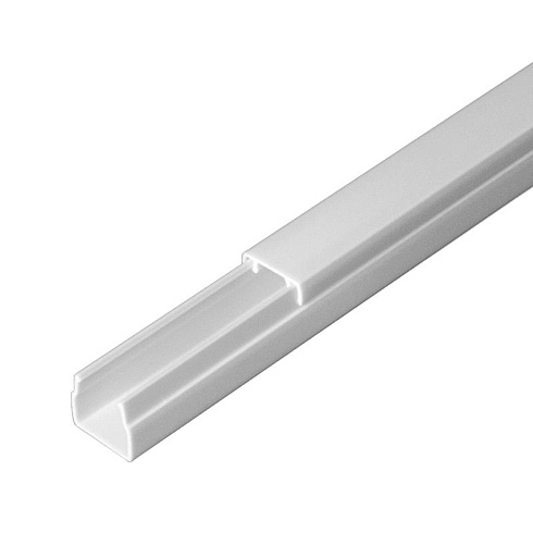 Кабель-канал белый 12х12 (120 м/уп) 2-й замок в п/э | PR03.0046 | Промрукав