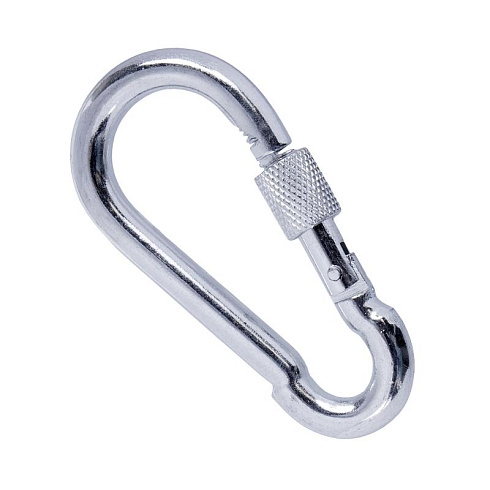 Карабин пожарный с фиксатором 10 мм (DIN 5299D) (1 шт/уп) | PR08.25078 | Промрукав