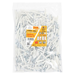 Дюбель-гвоздь YZ потайн. манжета нейлон 5x30 (300 шт) - пакет | 147484 | Tecfi