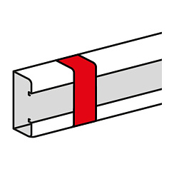Накладка на стык профиля - для кабель-каналов Metra 100x50 | 638036 | Legrand