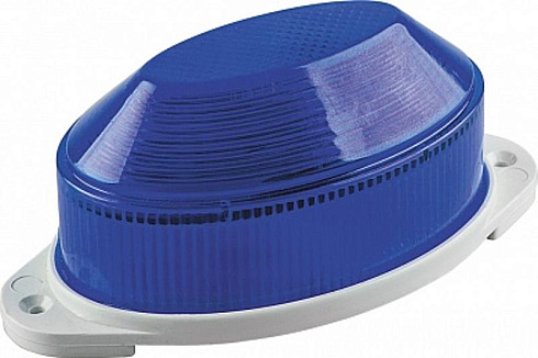 Светильник-вспышка (стробы)  STLB01  IP54 18LED 1,3W синий | 29896 | FERON