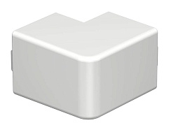 Крышка внешнего угла кабельного канала WDK 40x40 мм (ПВХ,белый) (WDK HA40040RW) | 6192246 | OBO Bettermann