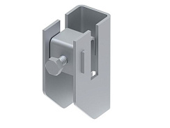 Держатель плоского проводника с болтом, гор. цинк, 392830 | МД-830-ГЦ |  Ostec