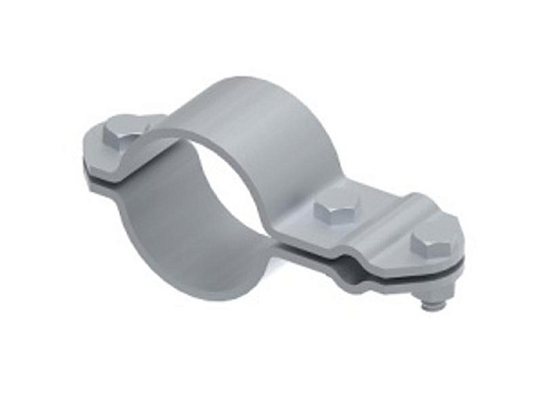 Соединитель проводника и молниеприемного стержня 40 мм, гор. цинк, 395102 | МС-102-ГЦ |  Ostec