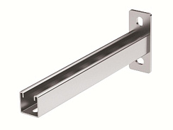 Кронштейн одиночный LAS, 41х41, осн.500 мм, цинк-ламельный | BBP4150ZL | DKC