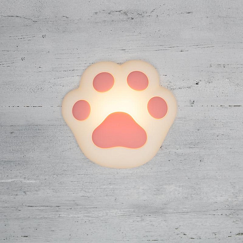 Силиконовый ночник Кошачья лапа розовый | 503-005 | NEON-NIGHT