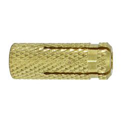 Анкер забивной латунный M6 (50 шт)- пакет | 148941 | Tecfi