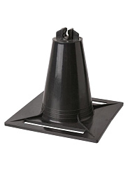 Держатель для плоской кровли универс. 120х120х100 мм c 1 фиксатором для прута Ø8 мм, без бетона,  | SQ2402-3089 | TDM