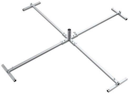 Основание для молниеприемной мачты 10-12м | ZML10D-4L-01-12 | IEK