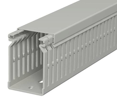 Распределительный кабельный канал LK4 N 60x40x2000 мм (ПВХ,серый) (LK4 N 60040) | 6178205 | OBO Bettermann