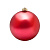 Елочная фигура Шар, 15 см, цвет красный матовый | 502-302 | NEON-NIGHT