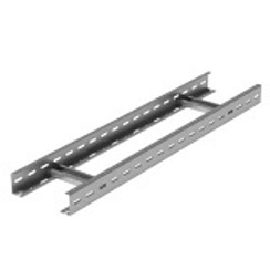 Вертикальный лестничный лоток 200х50х3000, толщ. 2,0 мм, Сендзимир цинк, 017252 | ВЛЛ-200х50х3000-2,0-СЦ |  Ostec