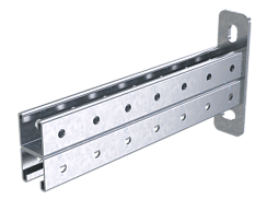 Консоль двойная, 41х41мм, L400мм, горячеоцинкованная | BBD4140HDZ | DKC