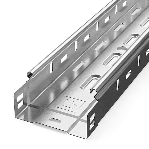 Лоток перфорированный Стандарт INOX (AISI 304) 100х50х3000 (0,8 мм) (3 м/уп) | PR16.2283 | Промрукав