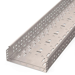 Лоток перфорированный Стандарт INOX (AISI 409) 300х100х3000 (0,8 мм) (6 м/уп) | PR16.2419 | Промрукав