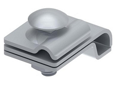 Соединитель токоотвода на водосточный желоб универсальный, гор. цинк, 391141 | МС-141-ГЦ |  Ostec