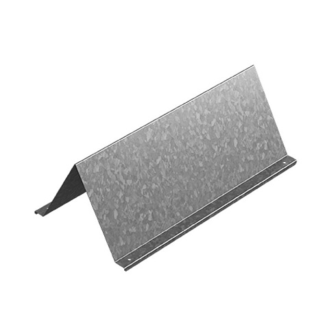 Крышка двускатная для лестничного лотка ЛКР 400х3000, толщ. 1,5 мм, Сендзимир цинк, 024246 | КДЛКР-400х3000-1,5-СЦ |  Ostec