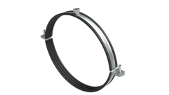 Хомут для воздуховодов с изоляцией с гайкой М8 для труб d 600 мм | BHV21600 | DKC