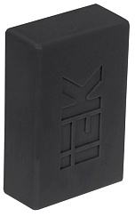 ELECOR Заглушка КМЗ 40х25 черный (4шт/компл) | EL-KK10D-Z-040-025-K02 | IEK