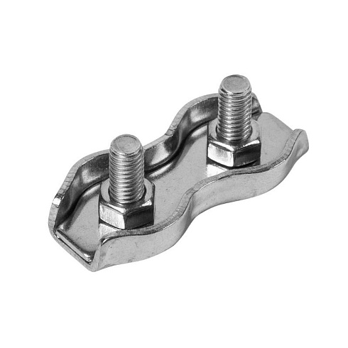 Зажим для троса Duplex 4 мм (1 шт) - ярлык ( 0,027 кг) | 108073 | Tech-KREP