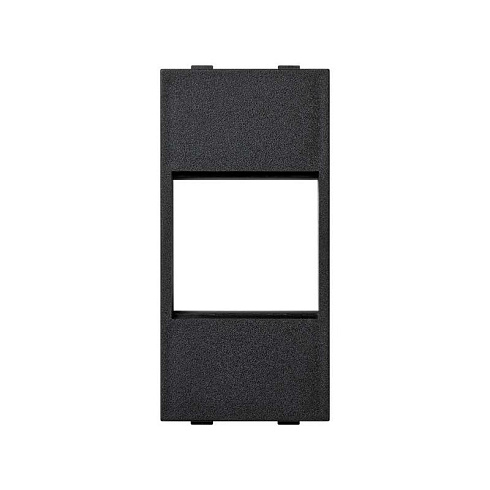 Simon Connect Адаптер для 1 механизма 45х45мм, CIMA-модуль 108х52мм, графит | S74-14 | Simon